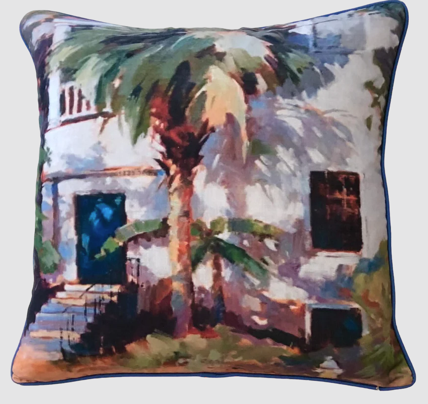 Blue Door Pillow - 20 x 20 - PH