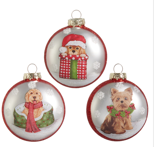 Celebrate the Season - Pups Assortment 2 - 3" - Raz