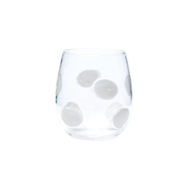 Drop Stemless Wine Glass-Vietri