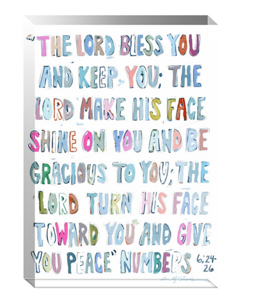 "Numbers 6: 24-26" acrylic - More pinks-Chelsea McShane Art