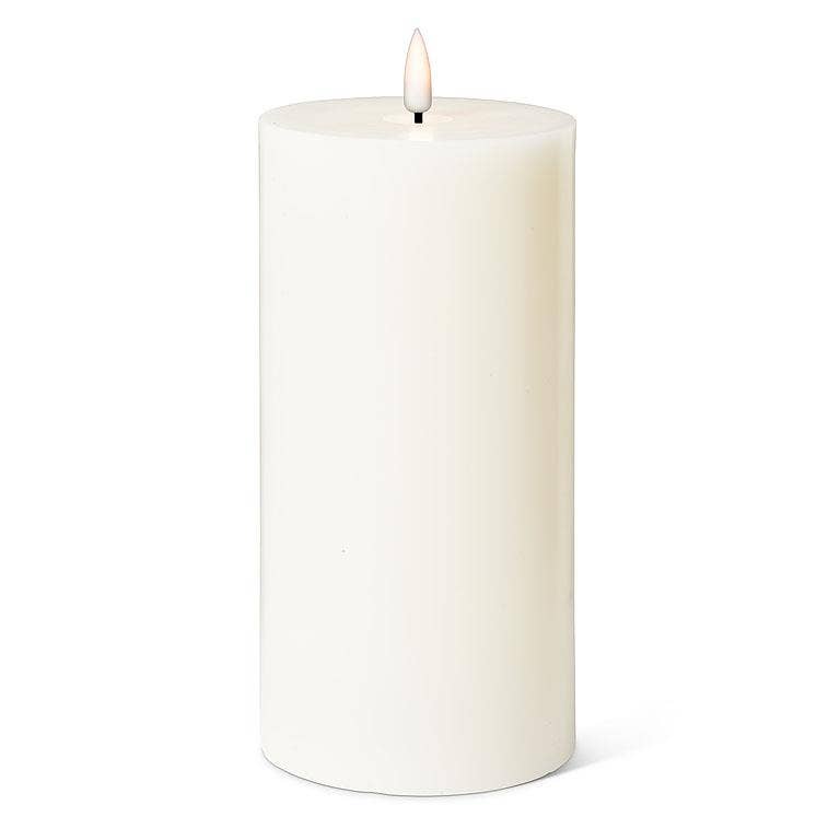 Abbott - Sand LED Pillar Candle - 4x8"H