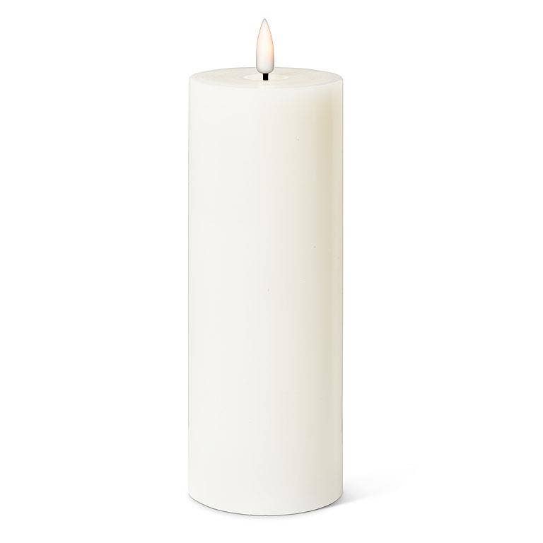 Abbott - Sand LED Pillar Candle - 3x8"H