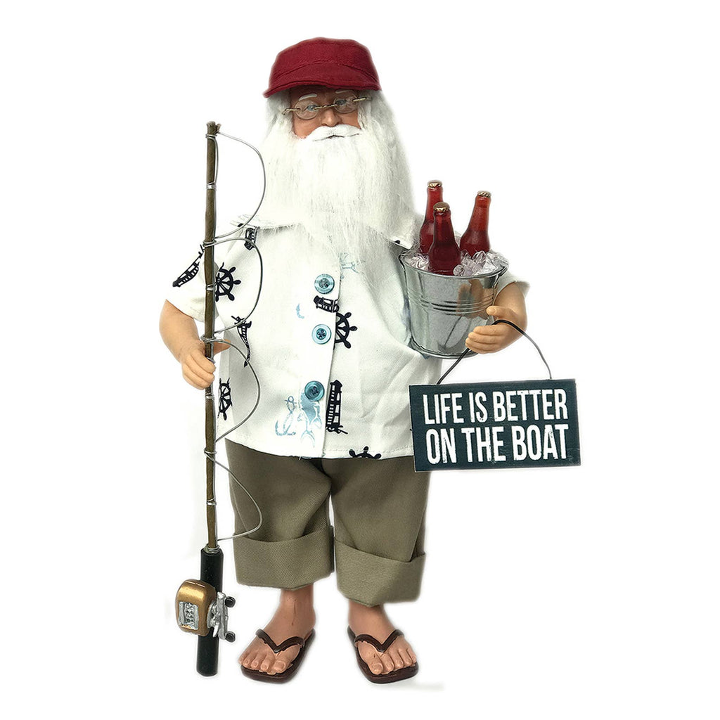 15" Life is Better on the Boat Santa-Santa’s Workshop Inc.