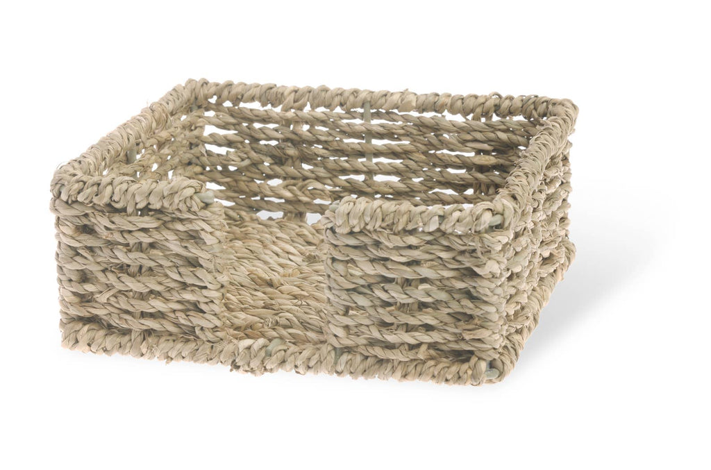 Boston International - Paper Cocktail Napkin Seagrass Caddy