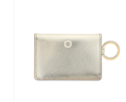 Gold Leather ID Case-Oventure