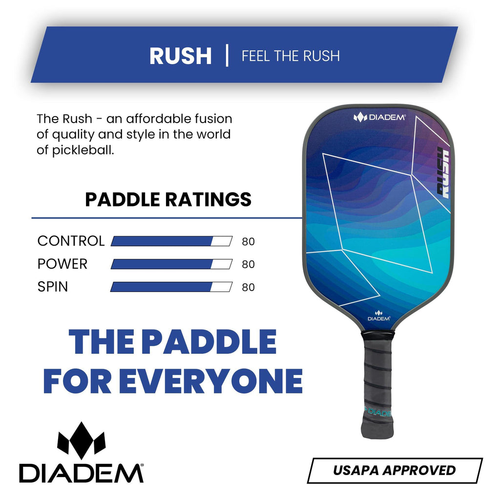 Diadem Rush Pickleball Paddle Pickleball Paddles Ocean