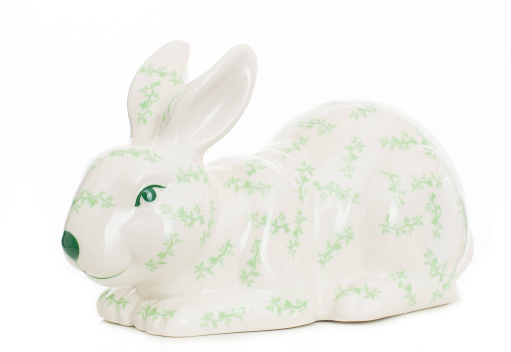 The Enchanted Home - BEAUTIFUL GREEN/WHITE MAMA BUNNY (GREEN/WHITE)