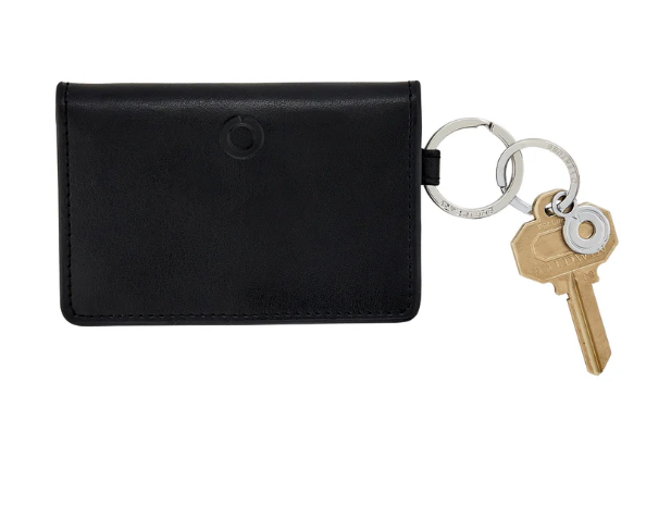 Black Leather ID Case-Oventure