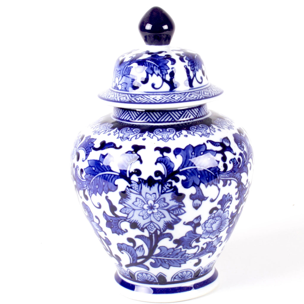 Blue Chinoiserie Ginger Jar - Large