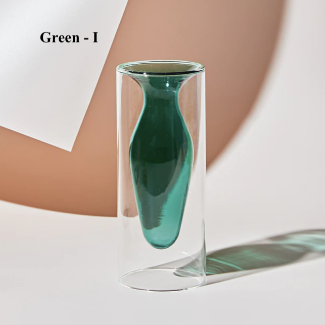 IVORE.GROUP - g Nordic Hydroponic Colored Glass Vase