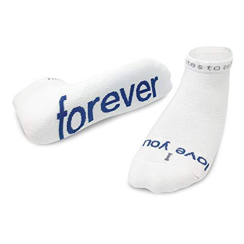 Inspirational Socks - Daily Affirmations, Forever LC White