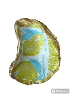 Gold Oyster Shell- two hanging fruit - medium