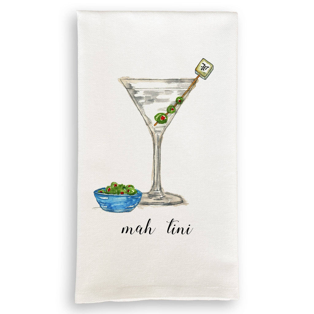 Mah Tini: Dishtowel, Remove Words, -French Graffiti