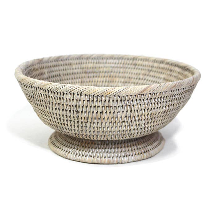 Matahari - Round Pedestal Basket  - WW 11x5'H