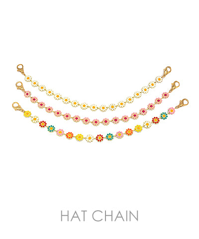 Flower Hat Chain Set