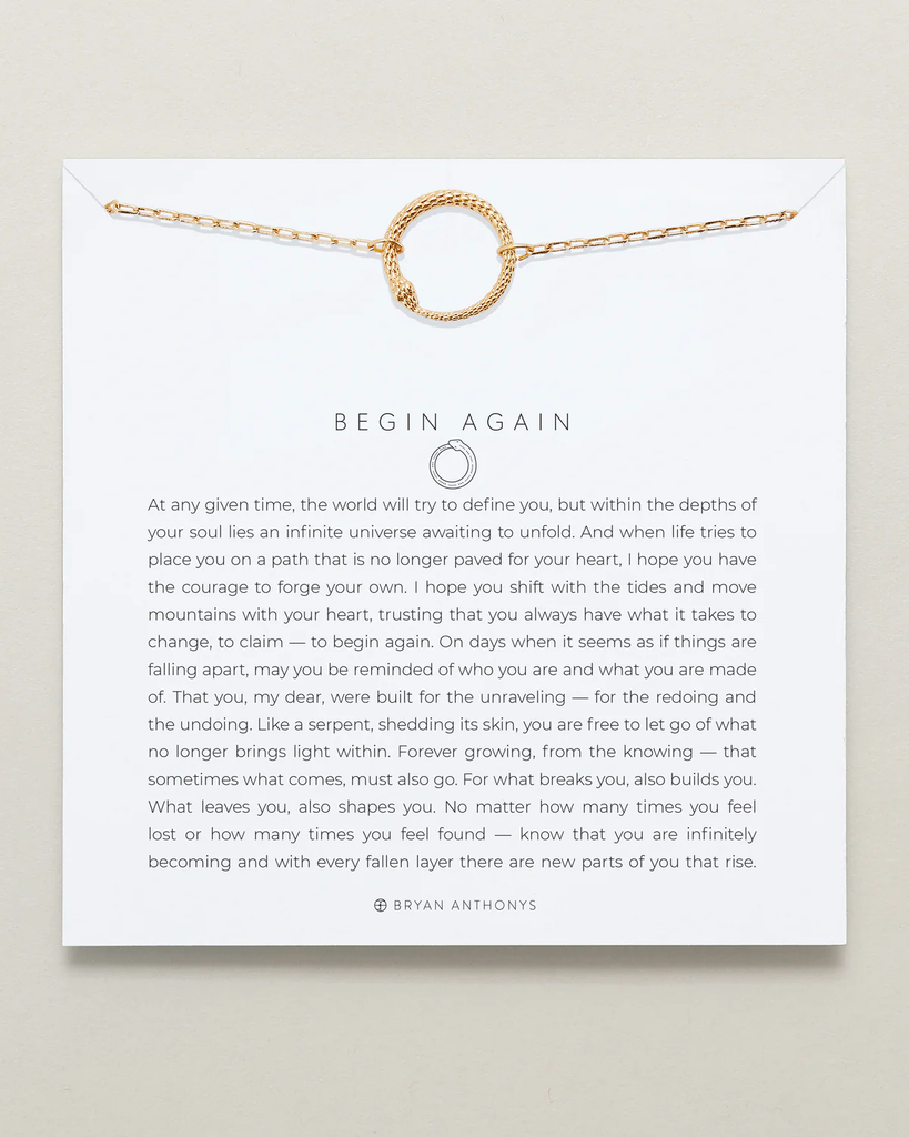 Bryan Anthonys Begin Again Necklace -14k gold