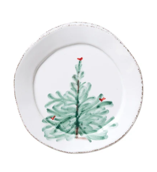 Lastra Holiday Canape Plate -Each - Vietri