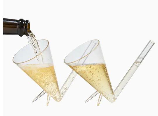 Champagne Shooter, Unbreakable Acrylic Set of 2-The Wine Savant