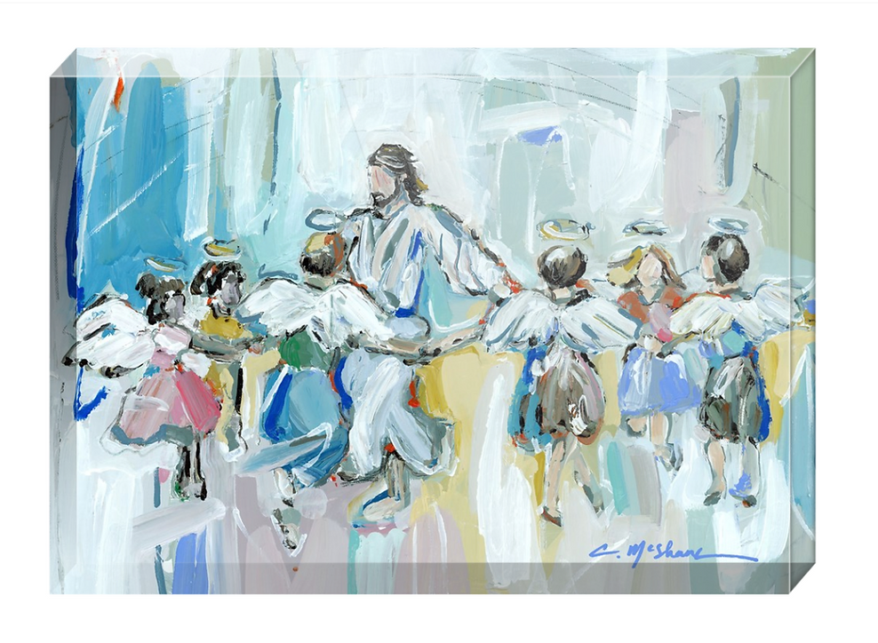 "Dancing With Jesus" acrylic- Chelsea McShane Art